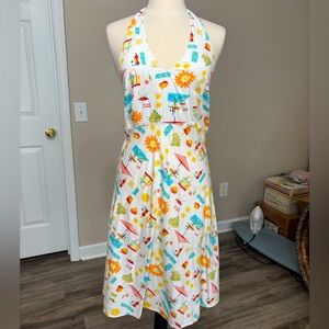 Liz Claiborne White Cotton Dress